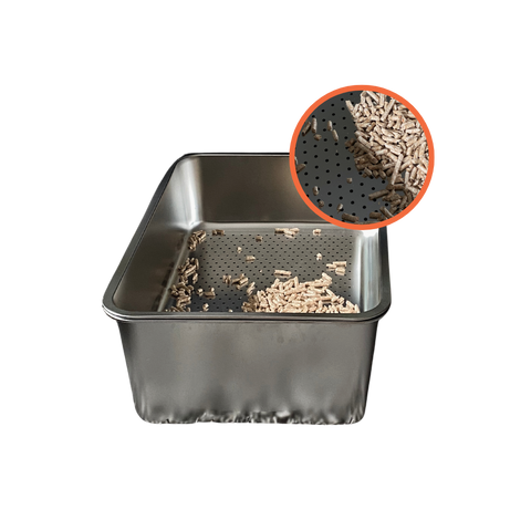 Stainless Steel Lift & Sift Litter Box (Jumbo)